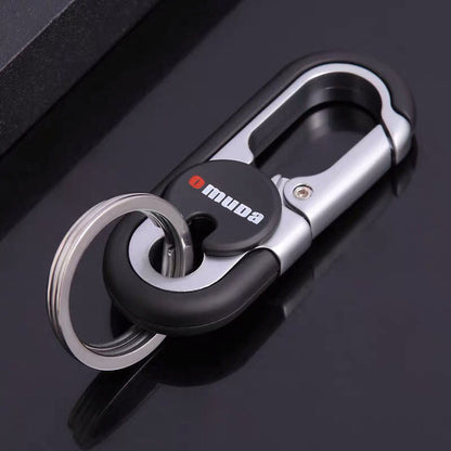 Strong Metal Dual Ring Key Holder Chain - Halri
