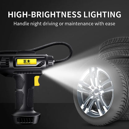Compact 12V Car Tire Air Pump Compressor