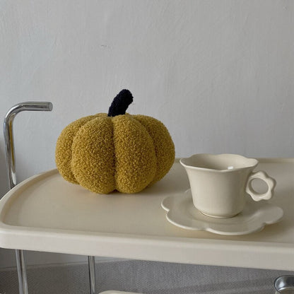 Cozy Orange Halloween Throw Pillows