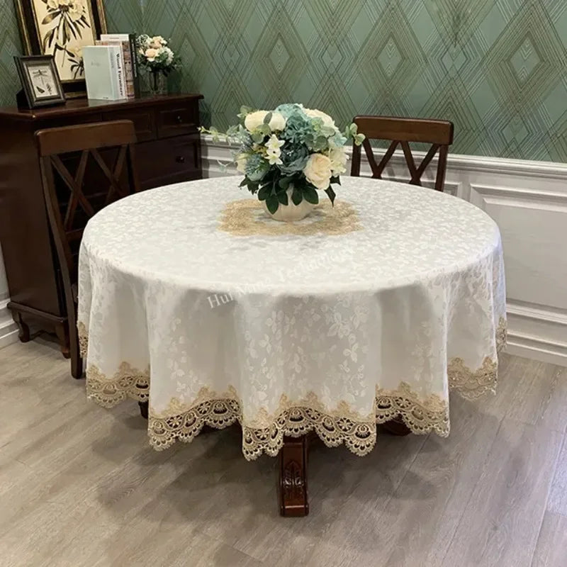 Elegant Floral Pattern Tablecloth - Halri