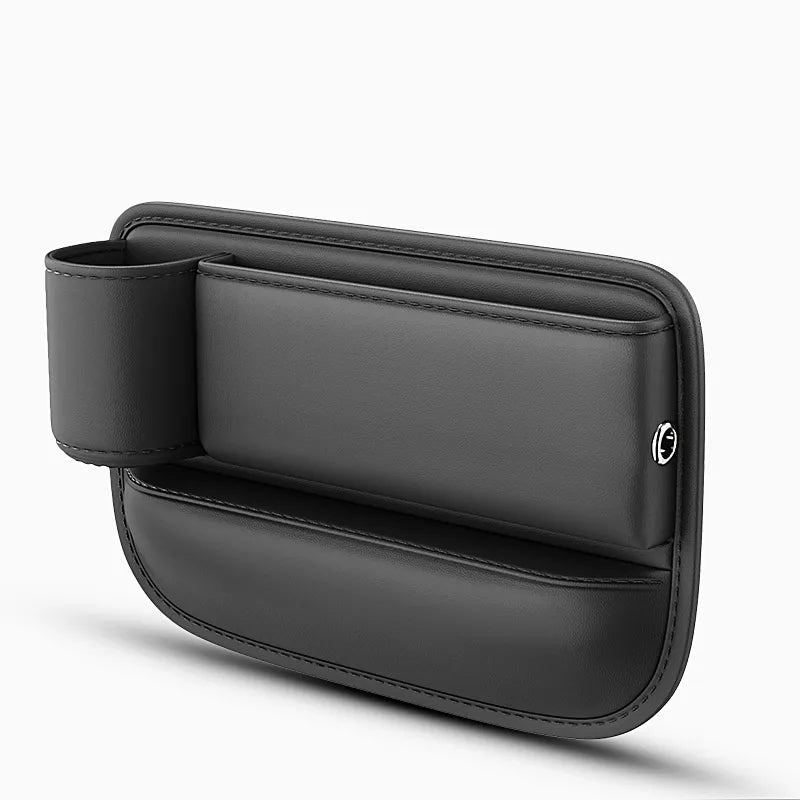 Premium Leather Car Seat Storage Cup Holder Organizer - Halri