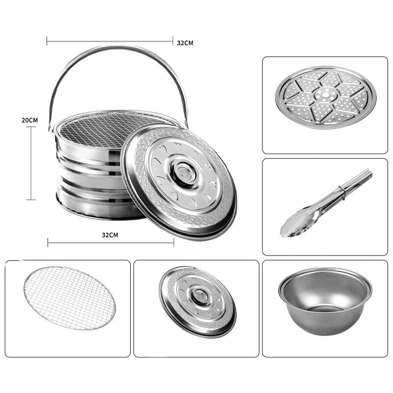 Portable Outdoor Camping Cooking Pot