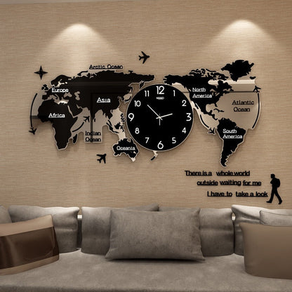 Colorful Modern 3D Wall Clock DIY Decor