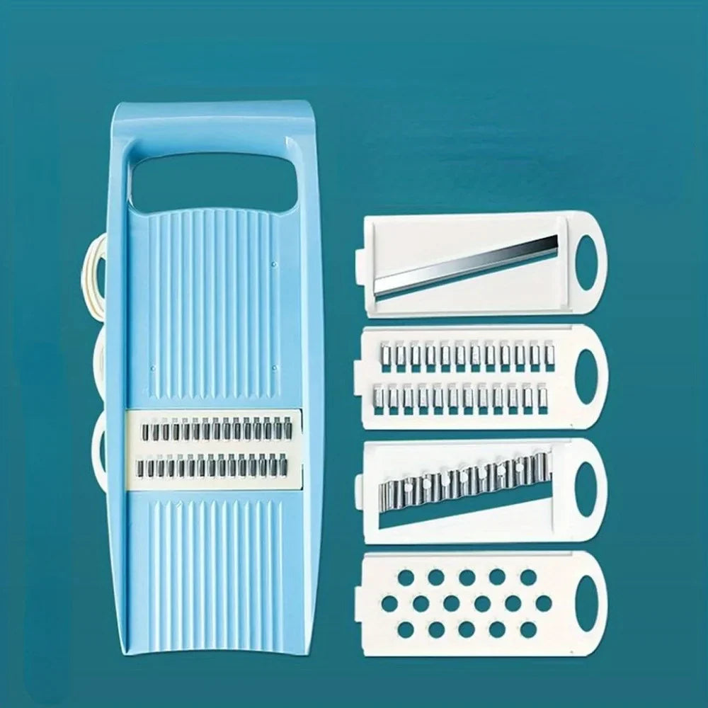 Easy 5-in-1 Manual Veggie Chopper and Grater Set - Halri