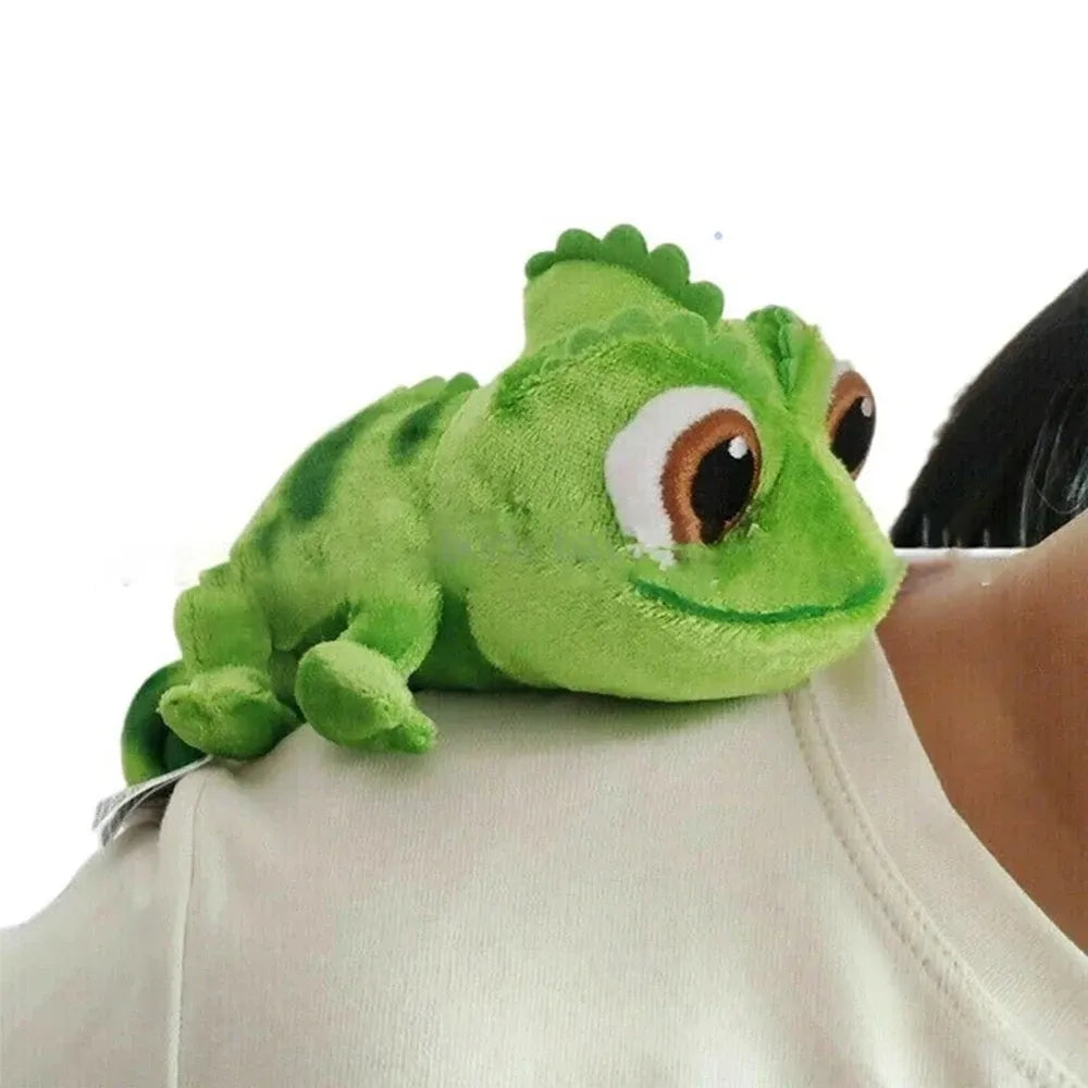 Soft Green Chameleon Plush Pillow Buddy - Halri