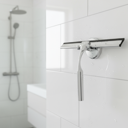 Shower Wiper with Strong Suction Cup – Streak-Free Cleaning Tool for Glass, Tiles, and Mirrors 1