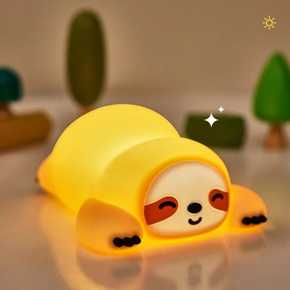 Soft Glow Sloth Table Lamp with USB Charging - Halri