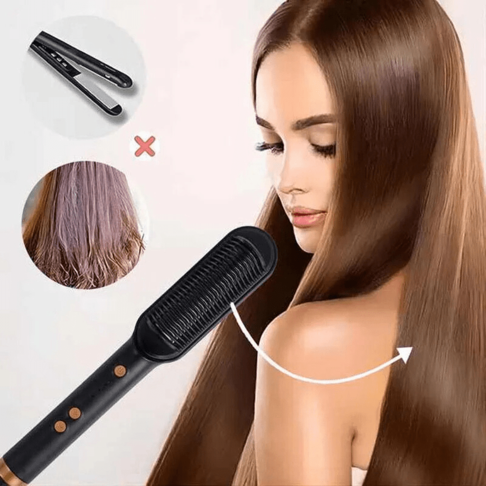 EasyGlide Hair Straightening Brush - Halri