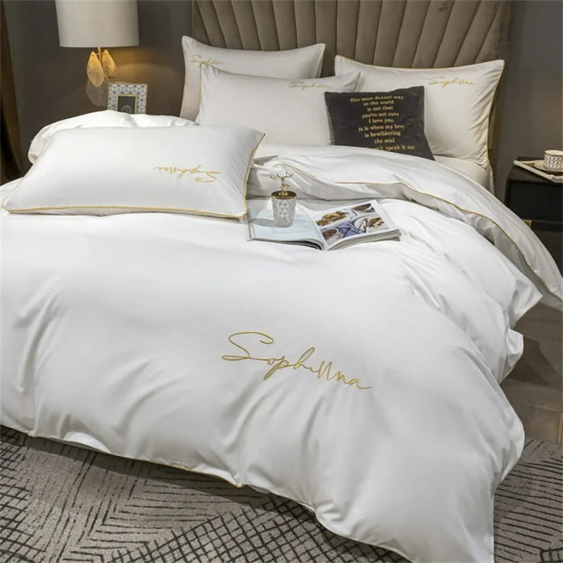 Luxurious Embroidered Duvet Cover Set - Halri