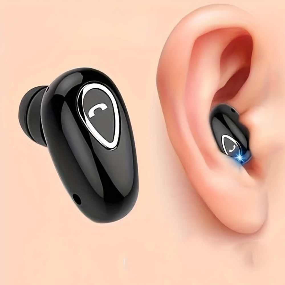 Compact Bluetooth Single Ear Wireless Earbud - Halri