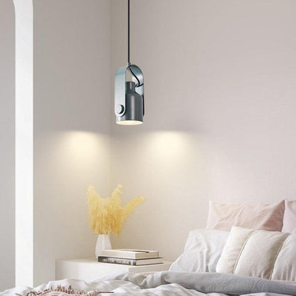 Rustic Wooden Style Metal Pendant Light Fixture - Halri