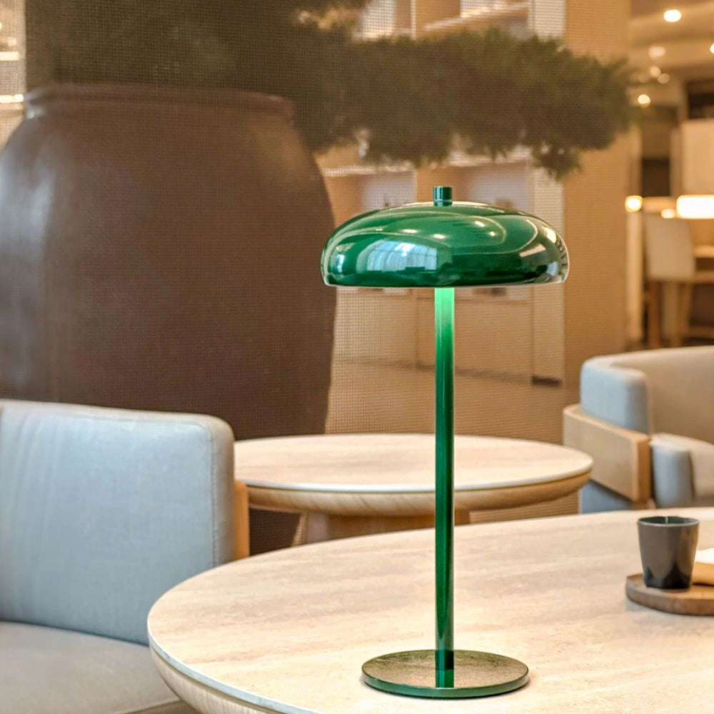 Sleek Retro Table Lamp – Rechargeable Cordless Touch Control Bedside Lamp with Adjustable Lighting 8