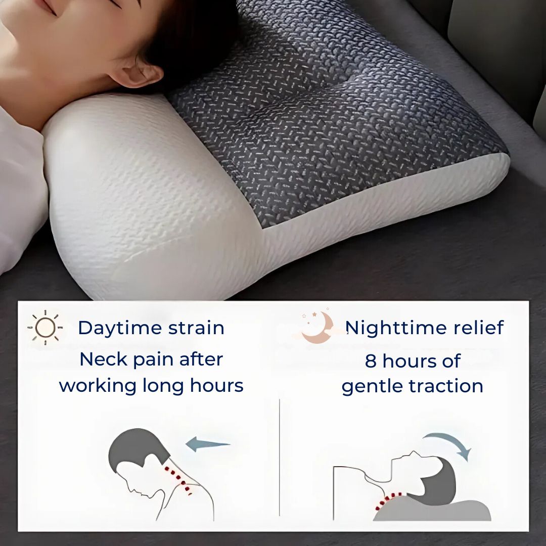 Contour Neck Support Pillow for Better Sleep