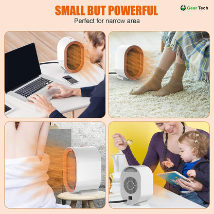 Compact Portable Space Heater with Digital Control