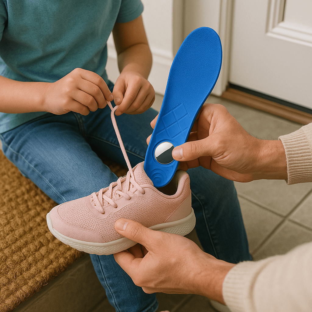 Slim Smart Insoles with Tracking and Ventilation