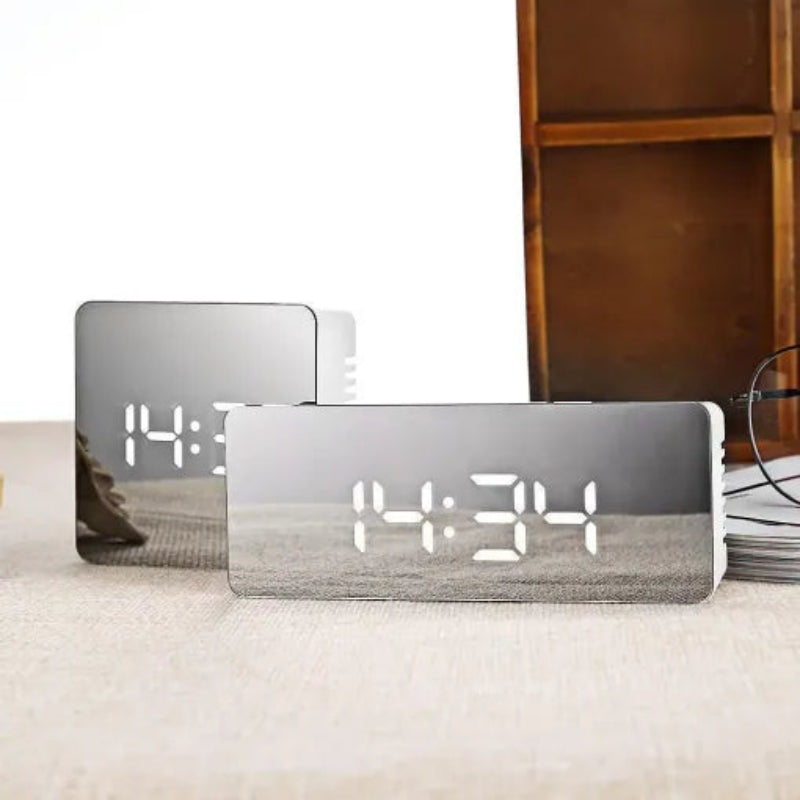 Compact LED Alarm Clock with Night Light - Halri