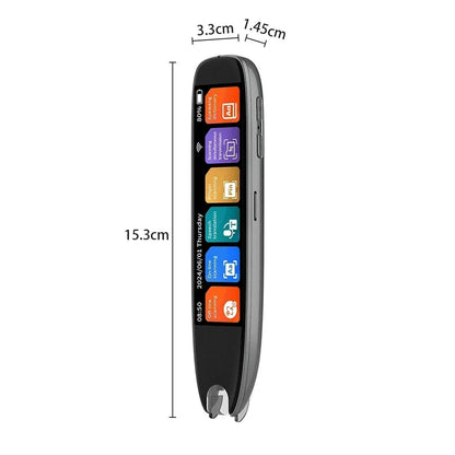 Smart Translation Pen – 142 Languages Real-Time Text Scanner & Voice Translator with Recording