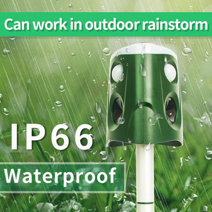 Outdoor motion activated pest repellent 3 in 1