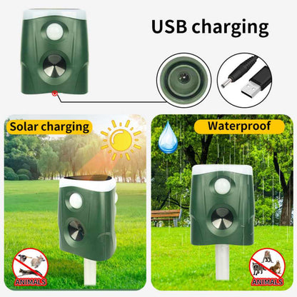 Outdoor motion activated pest repellent 3 in 1
