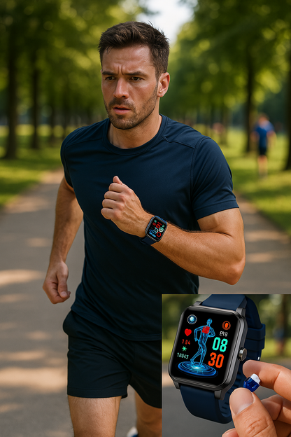 Advanced Fitness Tracker with ECG and BP Monitor