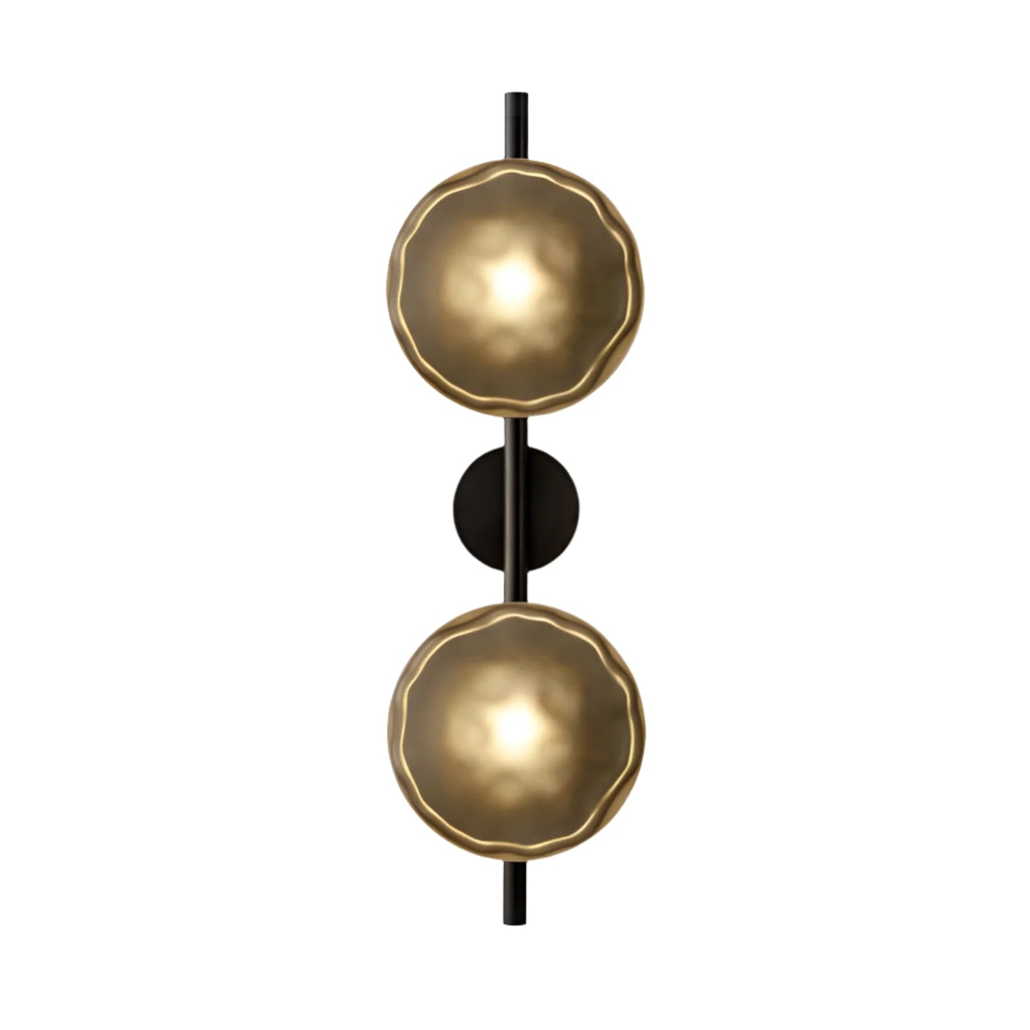 Simple Round Glass Wall Light in Modern Style