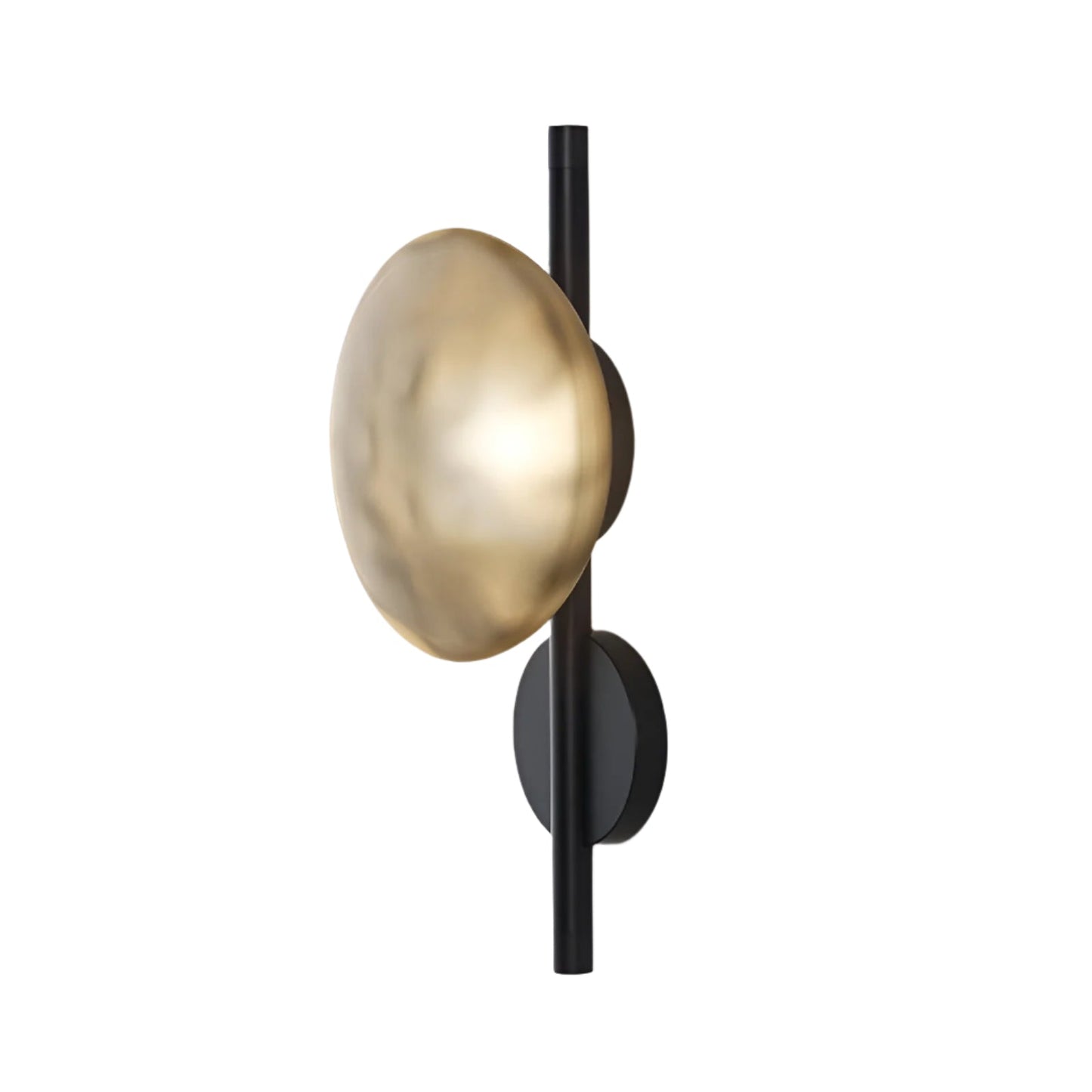 Simple Round Glass Wall Light in Modern Style