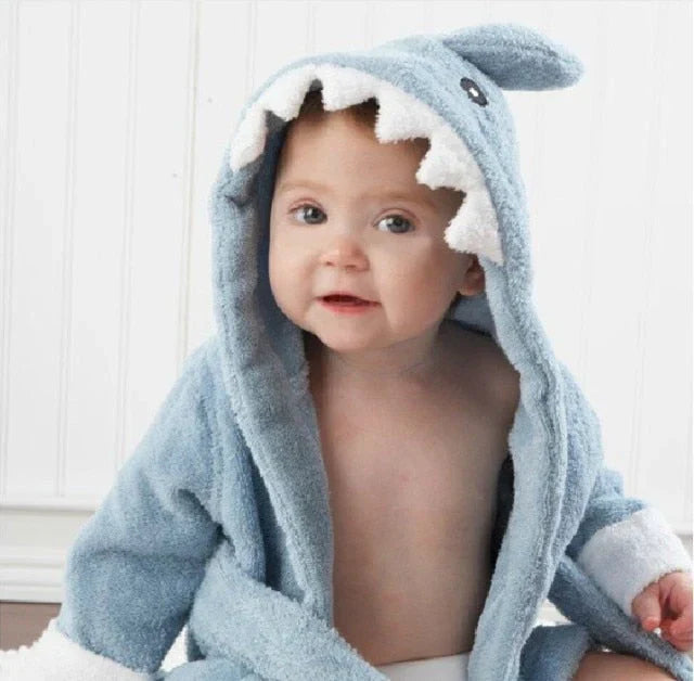 Plush Baby Bath Robe | Super Soft Cotton Wrap
