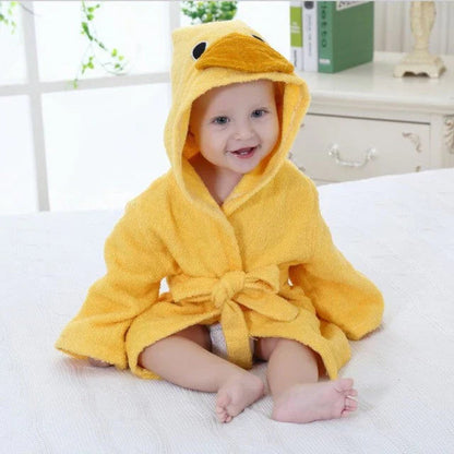 Plush Baby Bath Robe | Super Soft Cotton Wrap