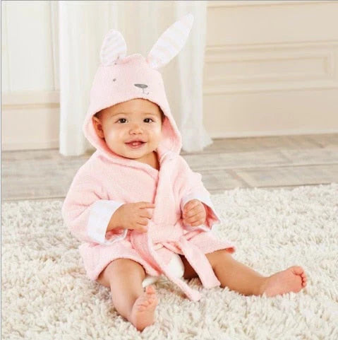 Plush Baby Bath Robe | Super Soft Cotton Wrap