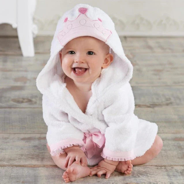 Plush Baby Bath Robe | Super Soft Cotton Wrap
