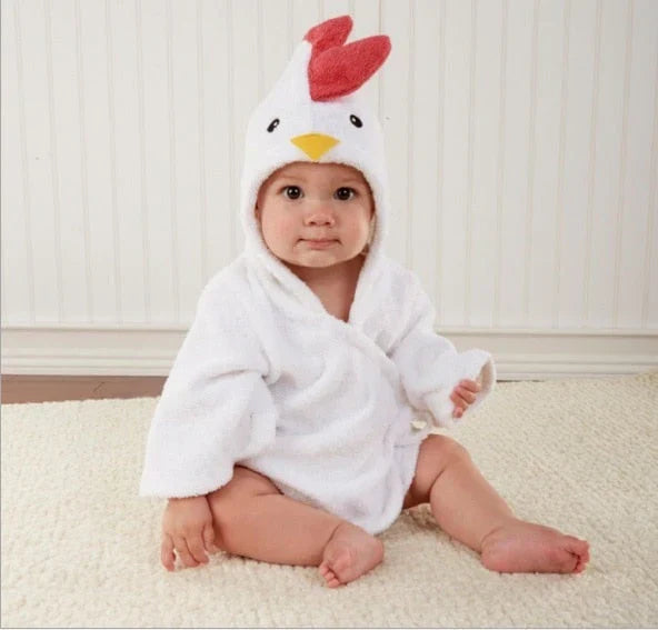 Plush Baby Bath Robe | Super Soft Cotton Wrap