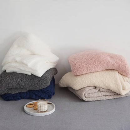 Minimalist Knit Throw Blanket – Cozy Microfiber Blend for All Seasons, 51 x 63 – Soft and Versatile Home Decor 5