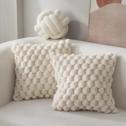 Plush Square Pillowcase 20 Inch - Comfortable Home Decor Pillow - Halri