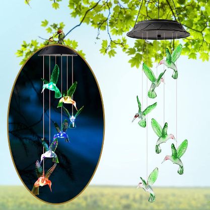 Outdoor Solar Bird Shape Garden Lights