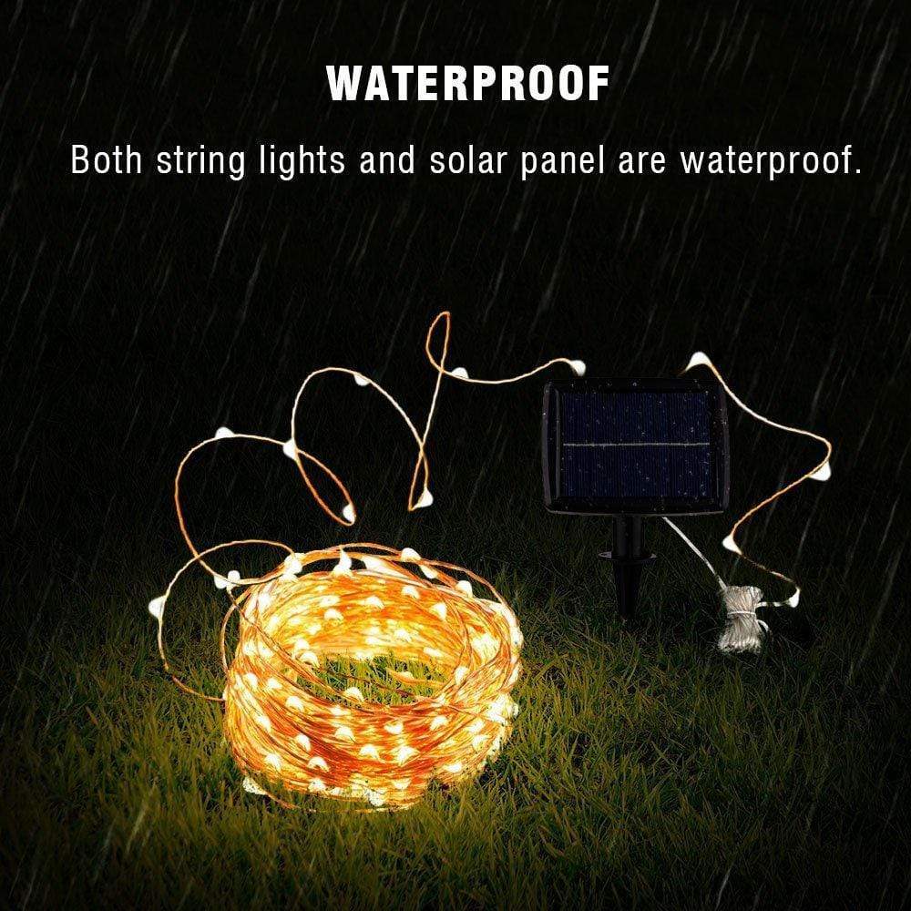 Waterproof Solar Fairy Lights Outside