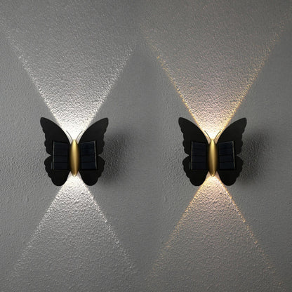 Solar Butterfly Wall Light with Motion Sensor – IP65 Waterproof Decorative Outdoor Garden Lights 1
