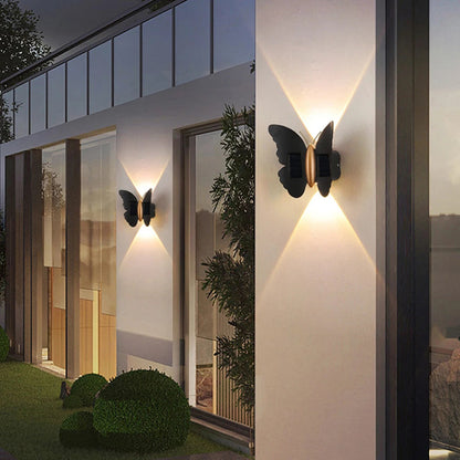 Solar Butterfly Wall Light with Motion Sensor – IP65 Waterproof Decorative Outdoor Garden Lights 2