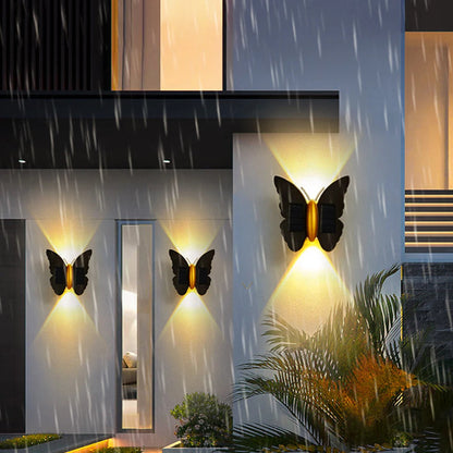 Solar Butterfly Wall Light with Motion Sensor – IP65 Waterproof Decorative Outdoor Garden Lights 3