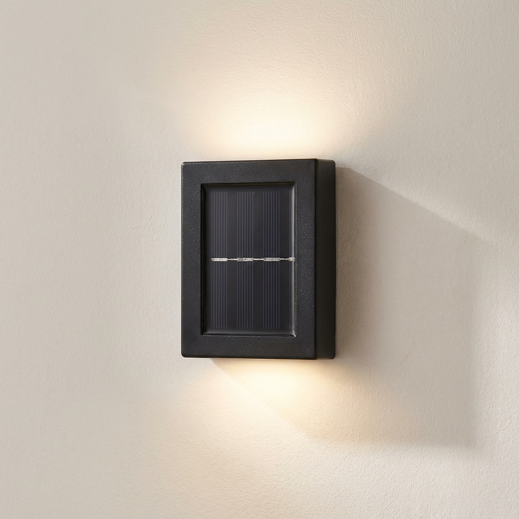 Outdoor Solar Wall Lamp with Adjustable Shades - Halri