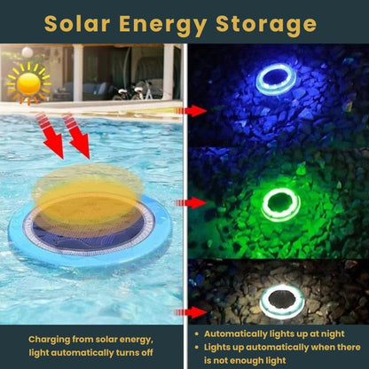 Solar Powered Pool Lights Waterproof Outdoor Decor