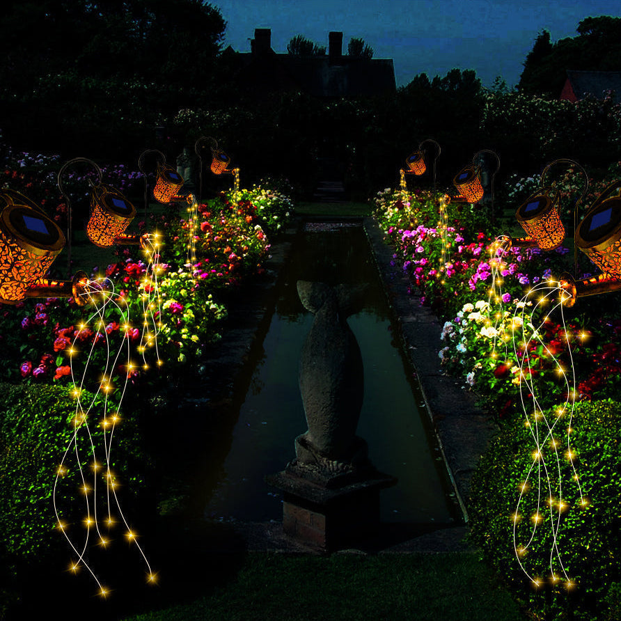 Solar Garden Light with Elegant Projection Patterns – 80cm Outdoor Lantern for Gardens and Yards 2