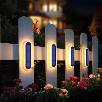 Bright Outdoor Solar Powered Step Lights with 30 LEDs - Halri