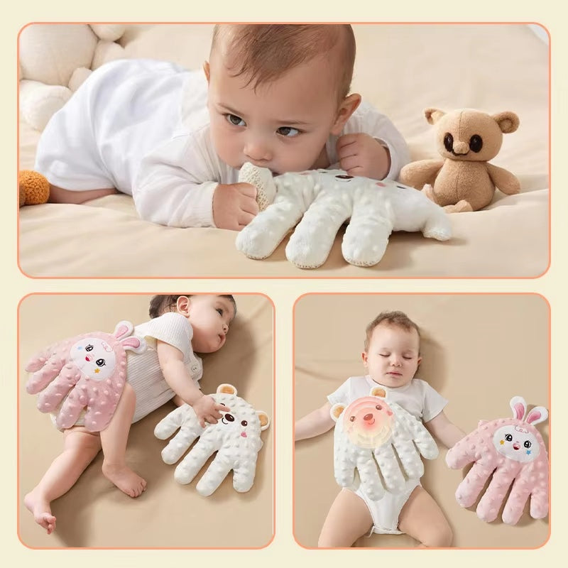 Soothing Baby Hand Pillow – Gentle Electric Patting Toy for Comfort & Startle Prevention