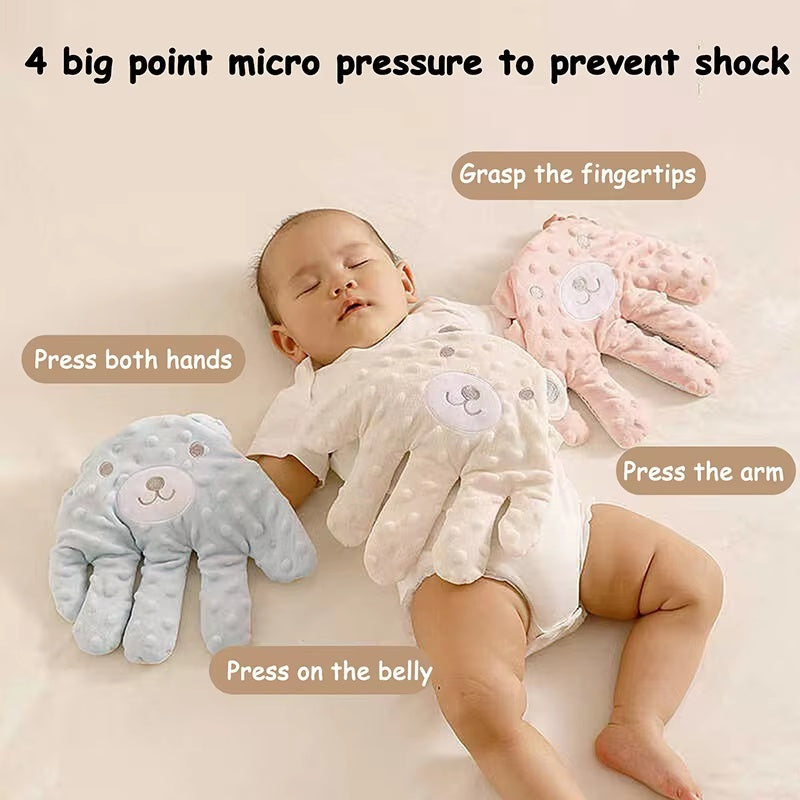 Soothing Baby Hand Pillow – Gentle Electric Patting Toy for Comfort & Startle Prevention