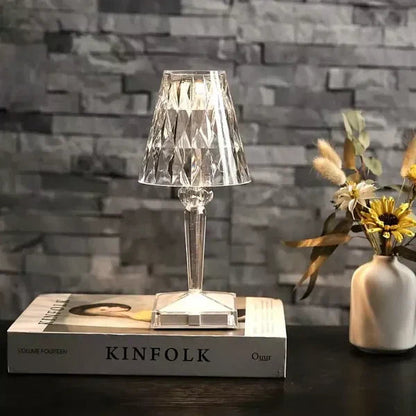 Elegant Glass Table Lamp - Halri
