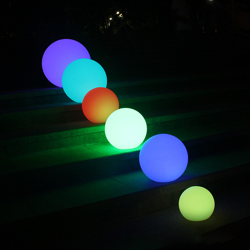 Colorful Solar Powered Garden Light Ball