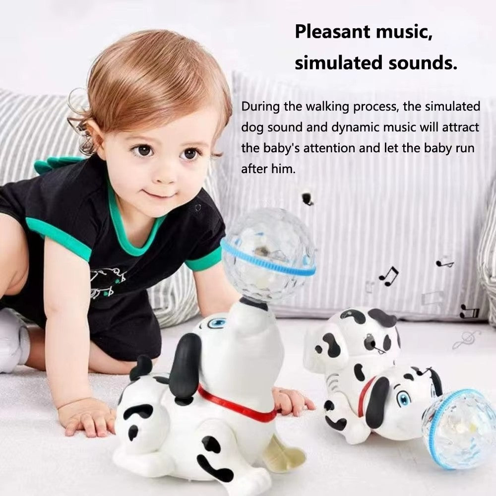 Spinning Dalmatian Toy With Lights And Music, Boosts Kids’ Brain Development, Safe For Ages 3+.