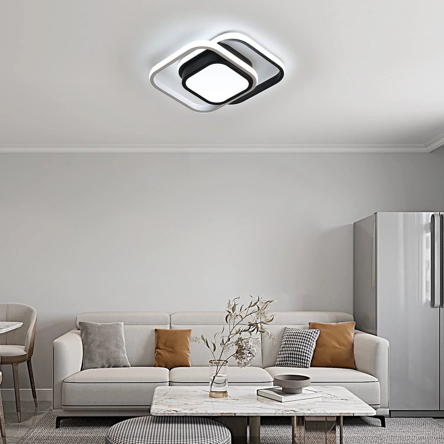Chic Square Acrylic Ceiling Light