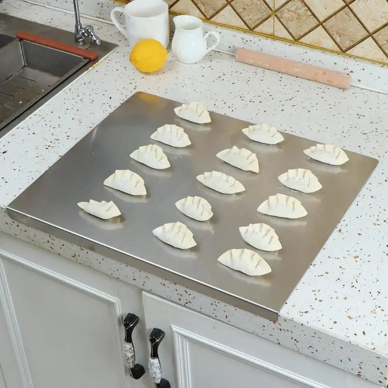 Durable Stainless Steel Cutting Board for Easy Food Prep