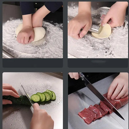 Durable Stainless Steel Cutting Board for Easy Food Prep